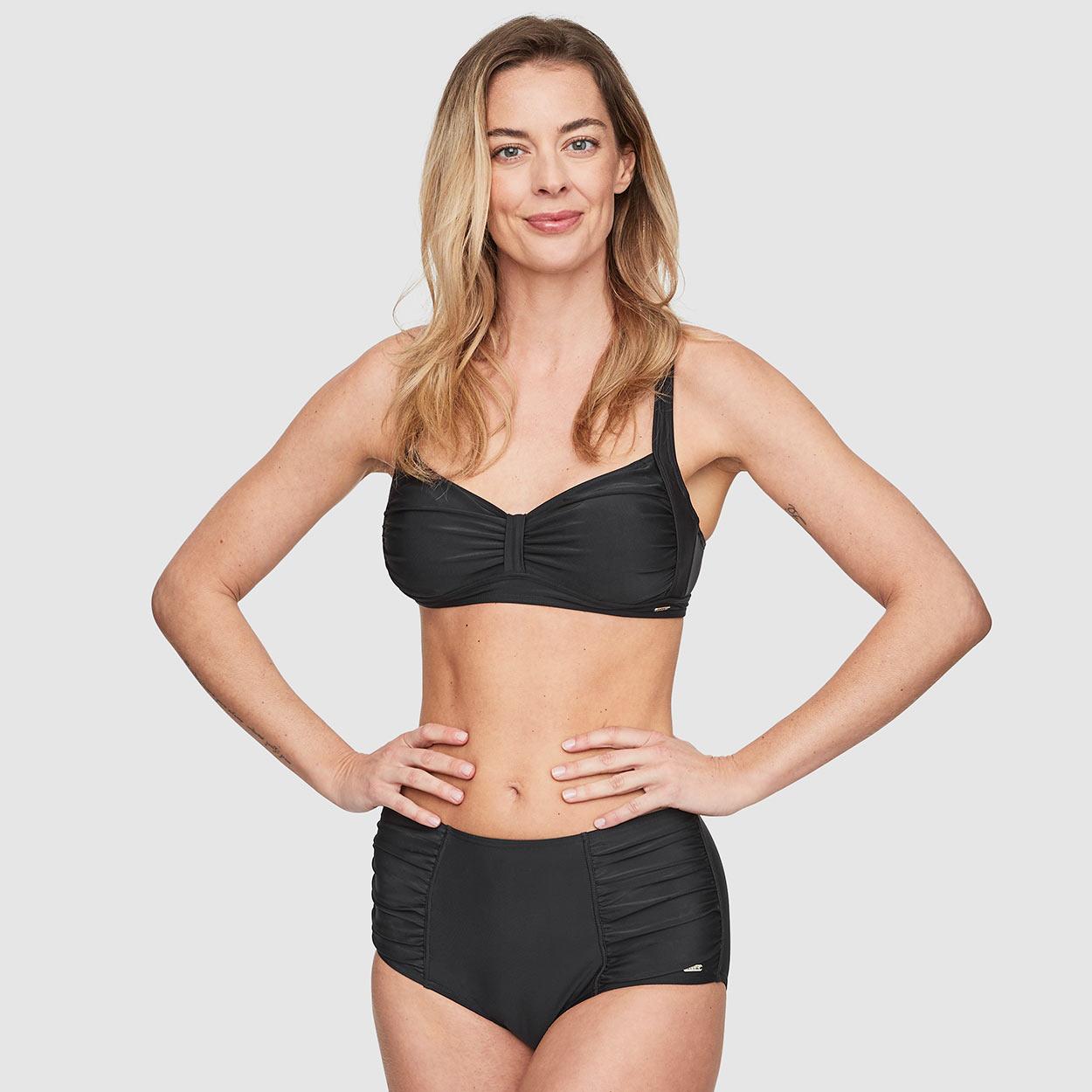 Abecitas Bikini-Oberteil ohne Bügel Modell Capri Delight in Farbe schwarz als Bikiniset