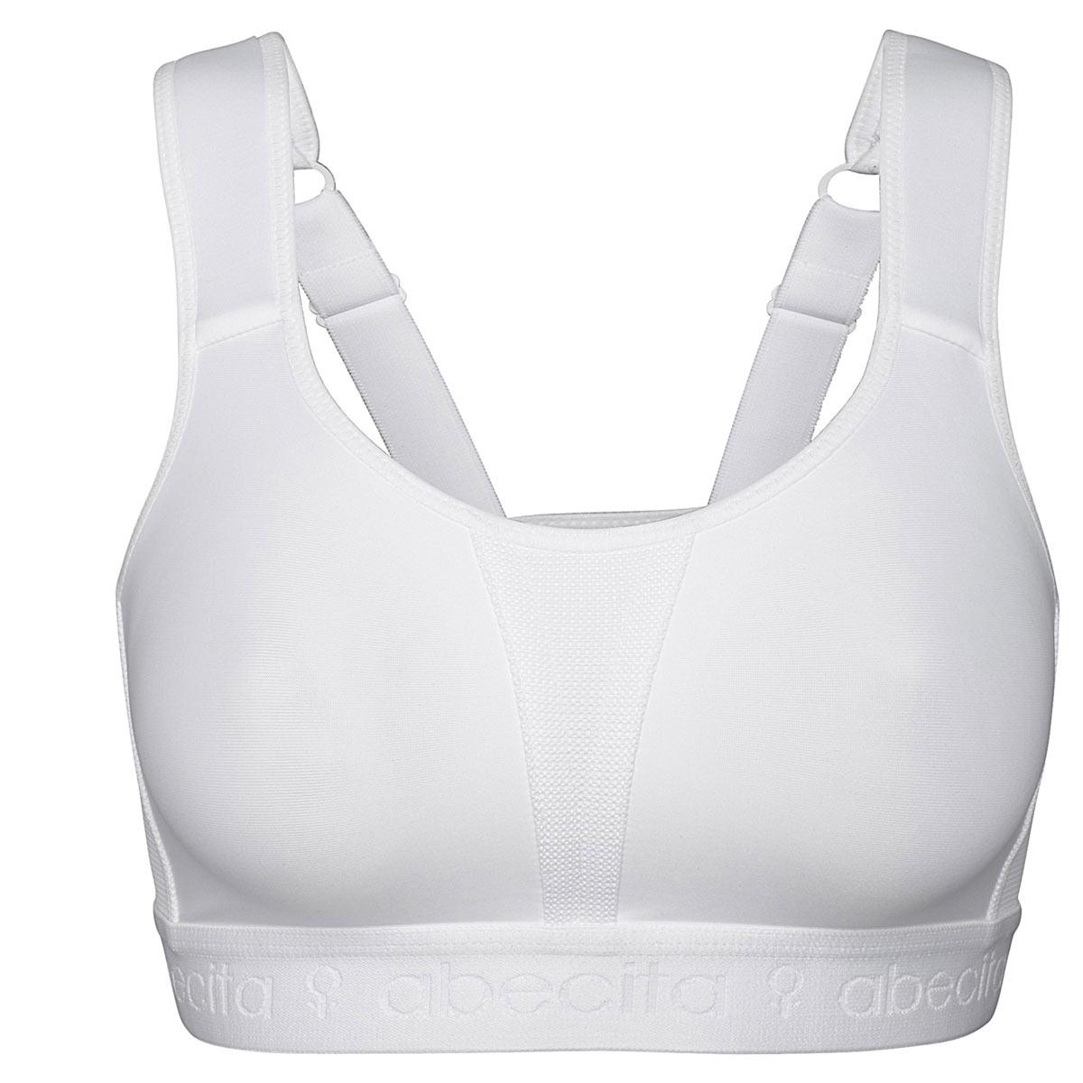 Abecita Sport-BH Modell Kimberly in Farbe weiß - Frontansicht